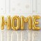 40-Inch Gold "HOME" Letter Foil Balloons – Large Metallic Mylar Banner for Housewarming Party, New Home Welcome Decor, Family Moving & Homecoming Celebrations